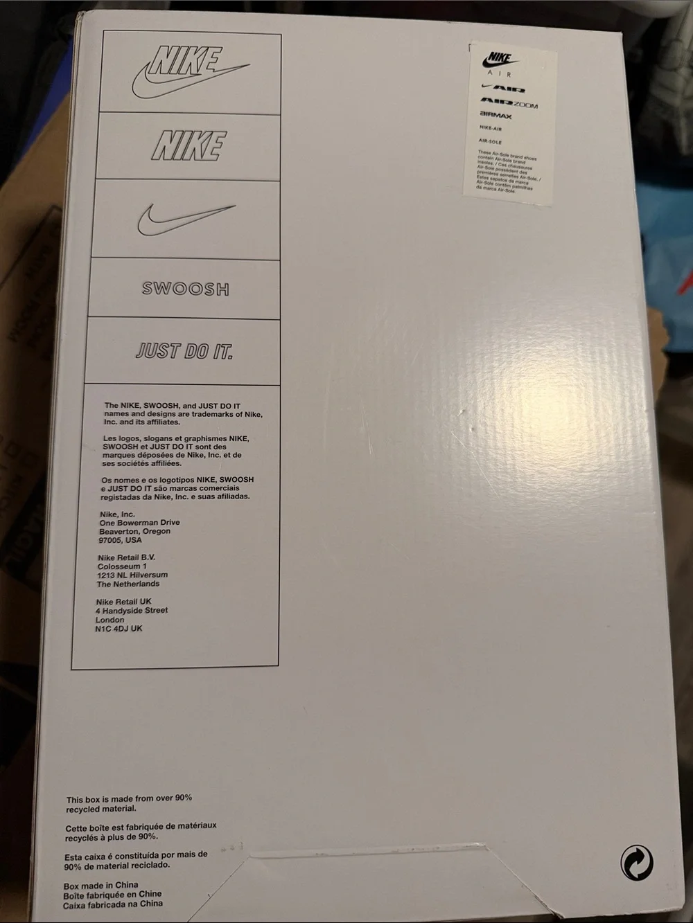 Nike Air Max Air Zoom Men’s Gray Athletic Running Shoes Custom NIB